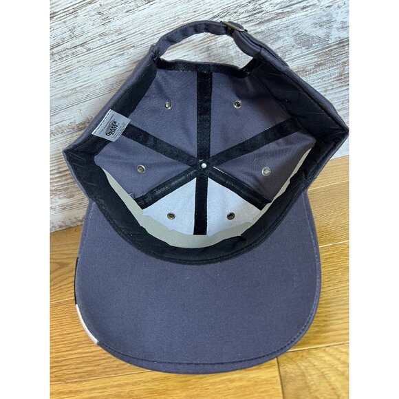 Vintage Quaker State Racing Checkered Flag Adjustable Gray Hat Cap NEW - Picture 5 of 6